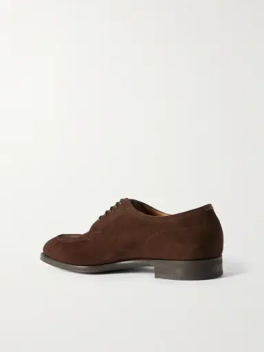 Edward Green Dover Suede Derby Shoes - Men | Thumbnail 4