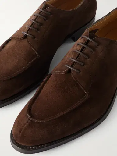 Edward Green Dover Suede Derby Shoes - Men | Thumbnail 5
