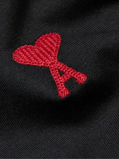 AMI PARIS Logo-Embroidered Stretch Organic Cotton-Jersey T-Shirt - Men | Thumbnail 5 AMI PARIS Logo-Embroidered Stretch Organic Cotton-Jersey T-Shirt - Men | Thumbnail 5