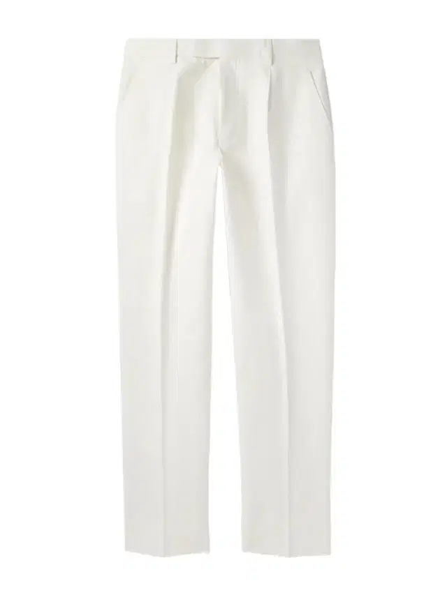 Zegna Tapered Pleated Cotton and Linen-Blend Twill Trousers - Men
