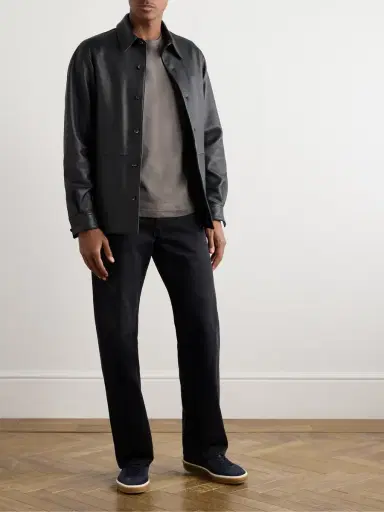 Loro Piana Silk and Cotton-Blend T-Shirt - Men | Thumbnail 2