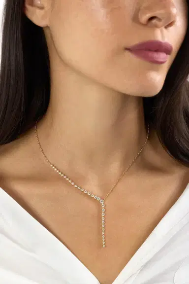 Melissa Kaye Aria Diamond Cascade Necklace | Thumbnail 2 Melissa Kaye Aria Diamond Cascade Necklace | Thumbnail 2