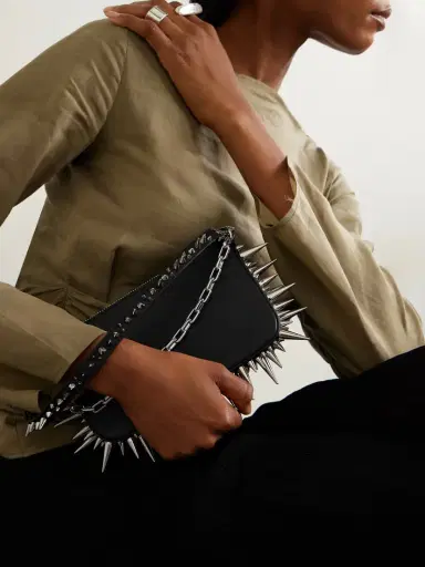 Christian Louboutin Loubila Mini Spiked Leather Shoulder Bag | Thumbnail 2 Christian Louboutin Loubila Mini Spiked Leather Shoulder Bag | Thumbnail 2
