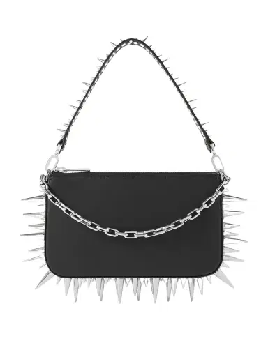 Christian Louboutin Loubila Mini Spiked Leather Shoulder Bag | Thumbnail 1 Christian Louboutin Loubila Mini Spiked Leather Shoulder Bag | Thumbnail 1