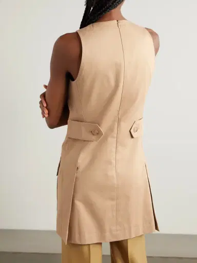 Chloé Lace-up Cotton Mini Dress | Thumbnail 3 Chloé Lace-up Cotton Mini Dress | Thumbnail 3