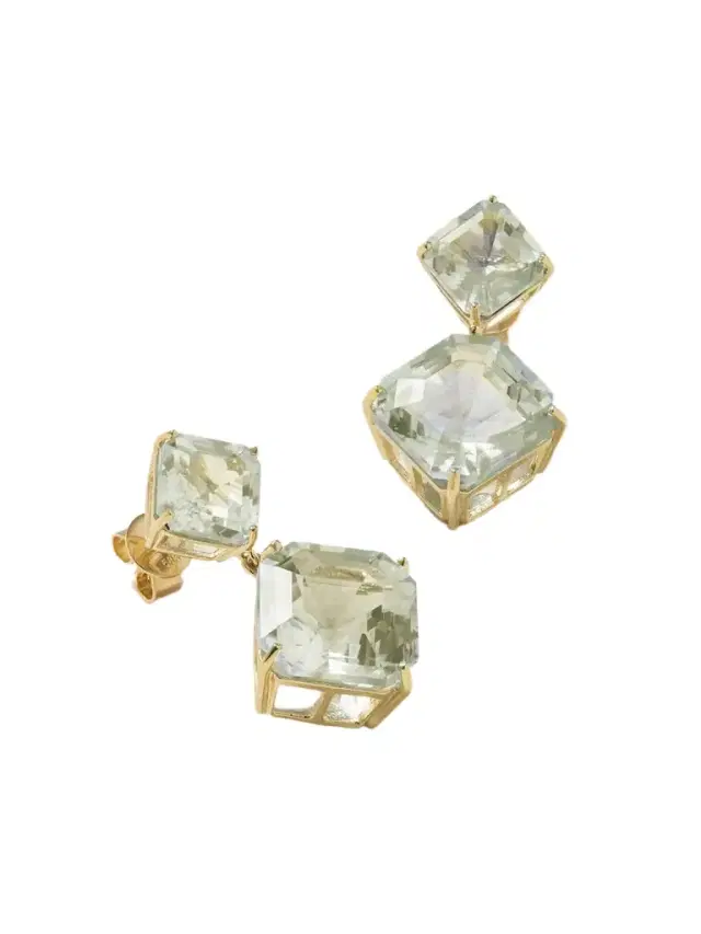 14-karat Gold Amethyst Earrings