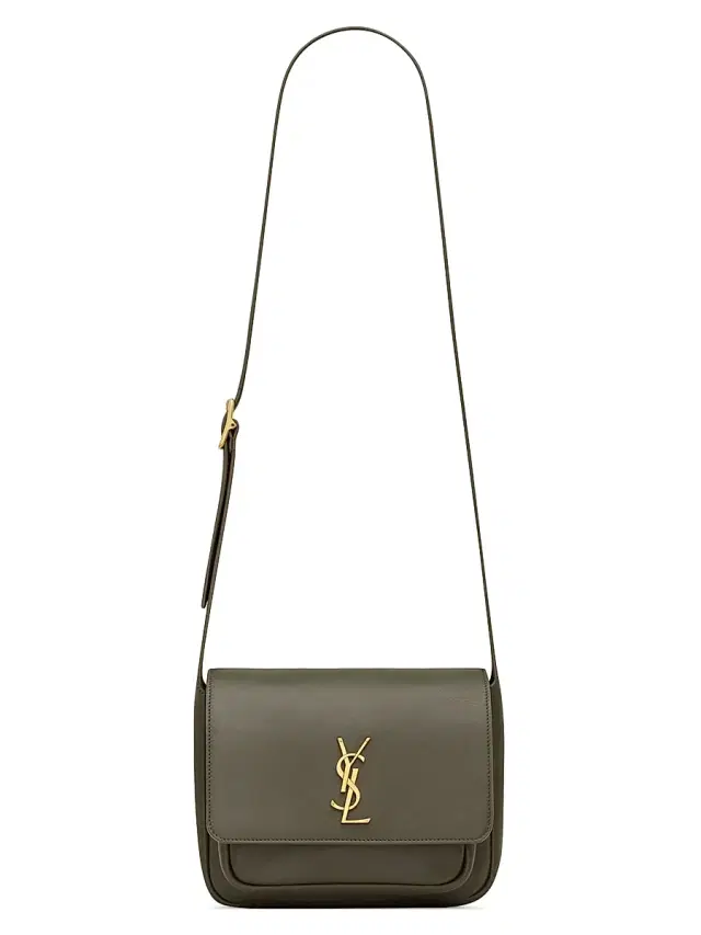 Women's Niki Satchel Bag in Leather - Light Musk