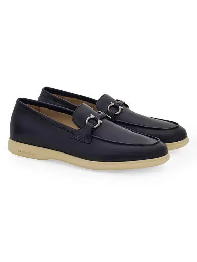 Ferragamo Men's Cosimo Leather Loafers | Thumbnail 2 Ferragamo Men's Cosimo Leather Loafers | Thumbnail 2