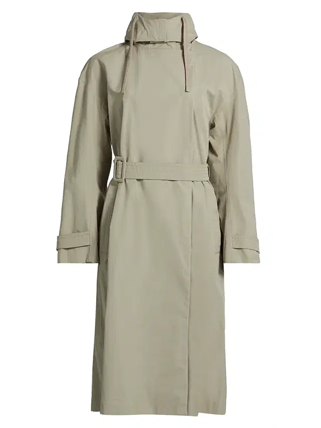 Women's Moriana Funnel Neck Raincoat - Sand