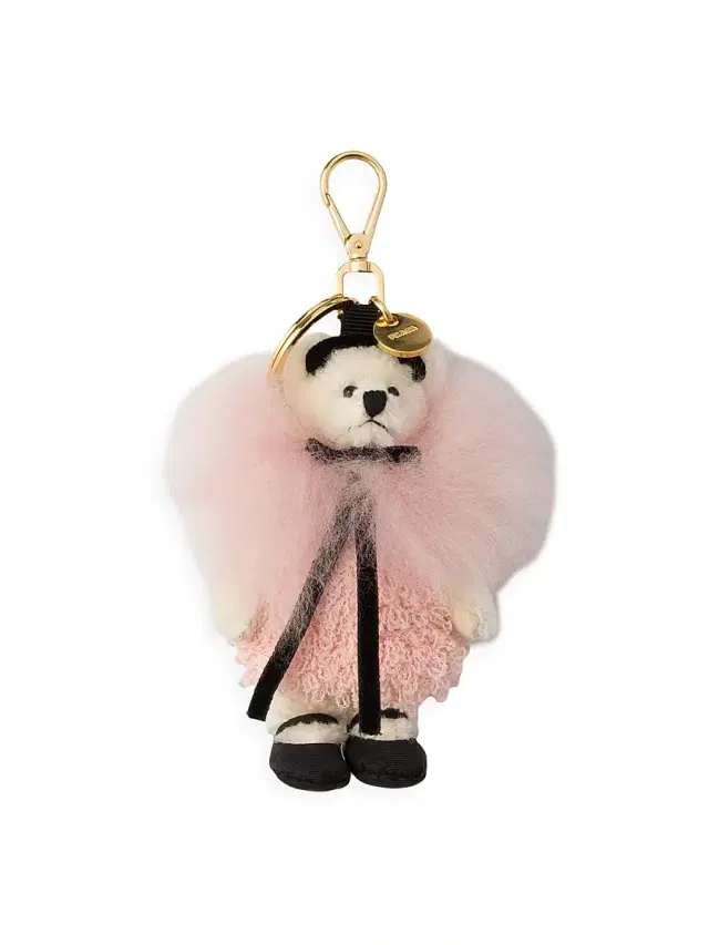 Women's Teddy Bear Bag Charm - Pink