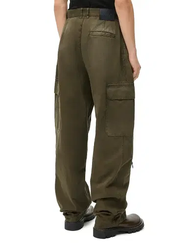 Loewe Men's Balloon Cargo Trousers - Khaki Green - Size 38 | Thumbnail 4