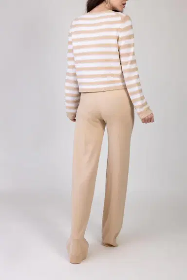 Allude CREWNECK BUTTON-UP CARDIGAN | Thumbnail 4