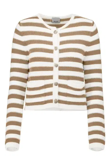 Allude CREWNECK BUTTON-UP CARDIGAN | Thumbnail 1