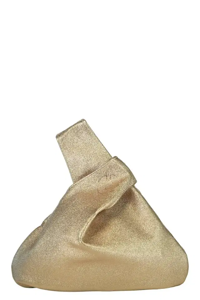 MARY SMALLWOOD Nexus Clutch - Gold Metallic