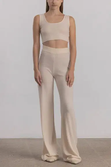 Allude PULL ON STRAIGHT TROUSERS | Thumbnail 3