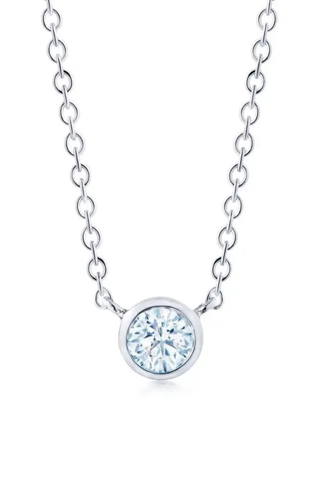 KWIAT Round Bezel Pendant Necklace