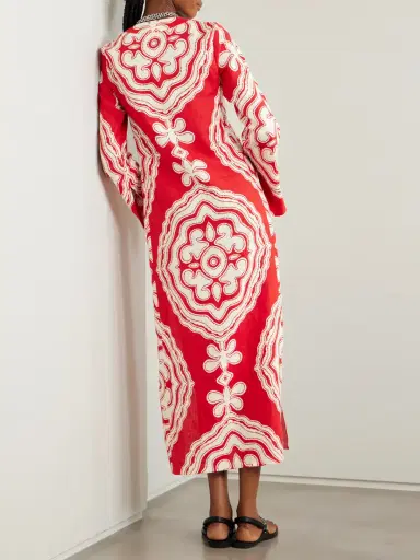 Lemlem Theodora Printed Linen Maxi Dress | Thumbnail 3