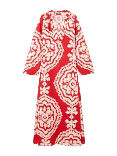 Lemlem Theodora Printed Linen Maxi Dress | Thumbnail 1