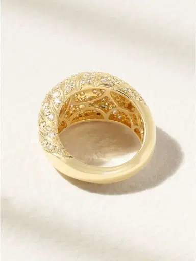 Anita Ko Domed 18-karat Gold Diamond Ring | Thumbnail 3 Anita Ko Domed 18-karat Gold Diamond Ring | Thumbnail 3