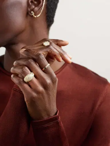 Anita Ko Domed 18-karat Gold Diamond Ring | Thumbnail 5 Anita Ko Domed 18-karat Gold Diamond Ring | Thumbnail 5