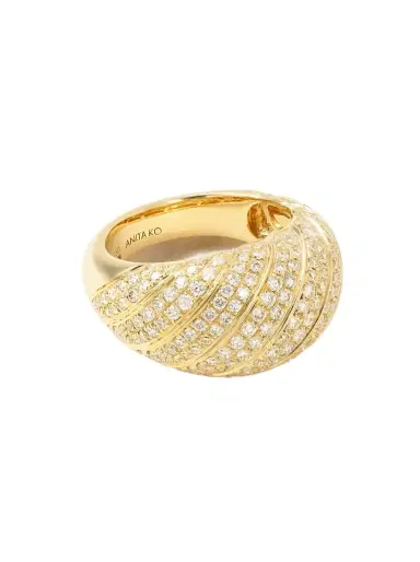 Anita Ko Domed 18-karat Gold Diamond Ring | Thumbnail 1 Anita Ko Domed 18-karat Gold Diamond Ring | Thumbnail 1
