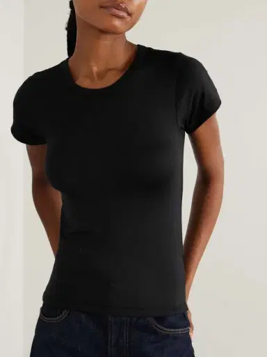 ÉTERNE Stretch-modal Jersey T-shirt | Thumbnail 3 ÉTERNE Stretch-modal Jersey T-shirt | Thumbnail 3