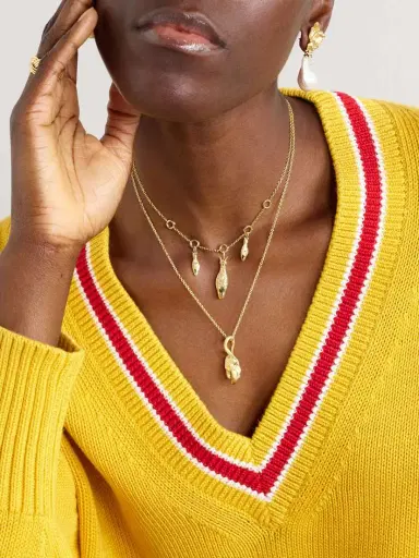 OLE LYNGGAARD COPENHAGEN Young Fish Claw 18-karat Gold Necklace | Thumbnail 5 OLE LYNGGAARD COPENHAGEN Young Fish Claw 18-karat Gold Necklace | Thumbnail 5