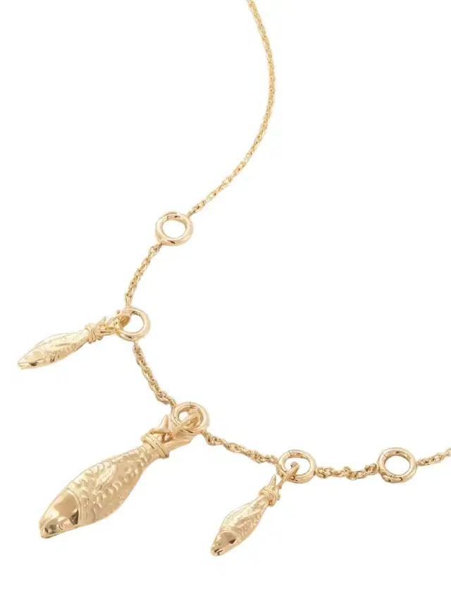 OLE LYNGGAARD COPENHAGEN Young Fish 18-karat Gold Necklace
