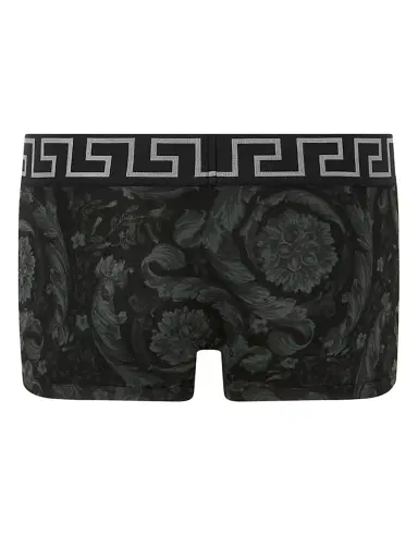 Versace Men's Stretch Cotton Boxer Briefs | Thumbnail 2 Versace Men's Stretch Cotton Boxer Briefs | Thumbnail 2