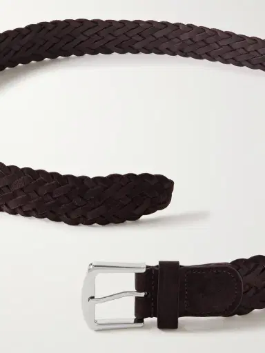 Loro Piana 4cm Woven Suede Belt - Men | Thumbnail 2