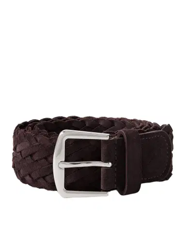 Loro Piana 4cm Woven Suede Belt - Men | Thumbnail 1