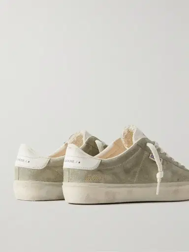 Golden Goose Soul-Star Distressed Leather-Trimmed Suede Sneakers - Men | Thumbnail 5 Golden Goose Soul-Star Distressed Leather-Trimmed Suede Sneakers - Men | Thumbnail 5