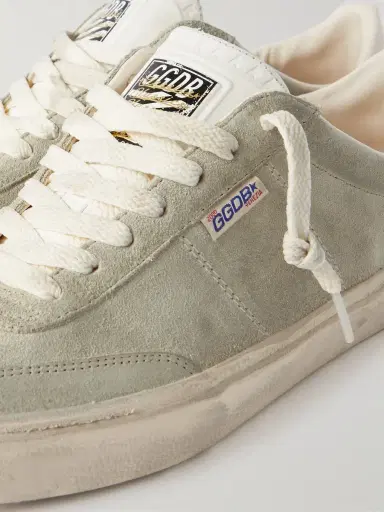 Golden Goose Soul-Star Distressed Leather-Trimmed Suede Sneakers - Men | Thumbnail 6 Golden Goose Soul-Star Distressed Leather-Trimmed Suede Sneakers - Men | Thumbnail 6