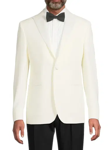 CORNELIANI Men's Peak Lapel Wool Dinner Jacket | Thumbnail 3 CORNELIANI Men's Peak Lapel Wool Dinner Jacket | Thumbnail 3