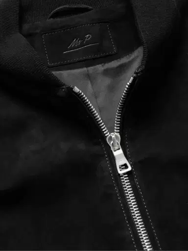 MR P. Suede Bomber Jacket - Men | Thumbnail 4 MR P. Suede Bomber Jacket - Men | Thumbnail 4