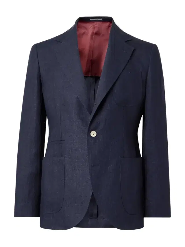 Linen Suit Jacket - Men