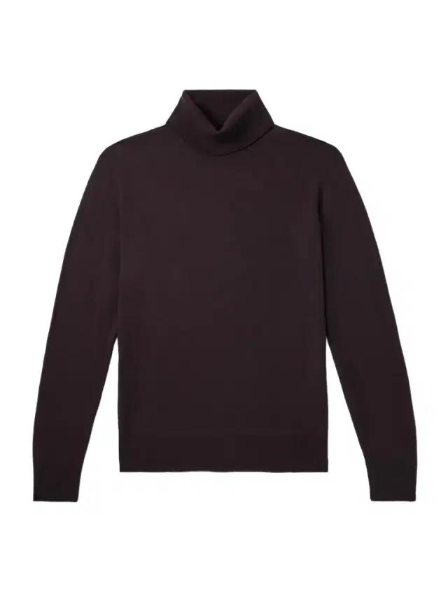 Loro Piana Garment-Dyed Baby Cashmere Rollneck Sweater - Men