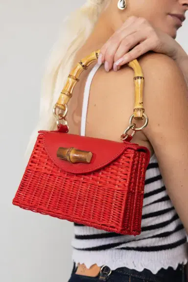SERPUI ABIGAIL HANDBAG - RED | Thumbnail 4