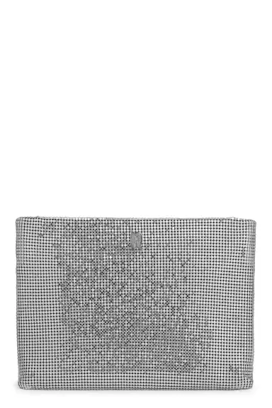 Rabanne METALLIC WRISTLET CLUTCH - SILVER | Thumbnail 1 Rabanne METALLIC WRISTLET CLUTCH - SILVER | Thumbnail 1