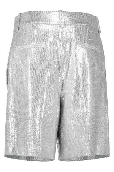 Michael Kors Collection Sequin Pleated Shorts | Thumbnail 5