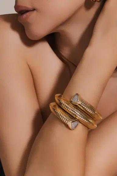Marina B Triple Wrap Trisola Bangle Bracelet | Thumbnail 2 Marina B Triple Wrap Trisola Bangle Bracelet | Thumbnail 2