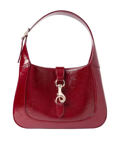 Gucci Jackie Small Patent-leather Shoulder Bag | Thumbnail 1