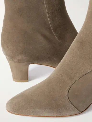 Manolo Blahnik Myconia 50 Suede Ankle Boots | Thumbnail 4 Manolo Blahnik Myconia 50 Suede Ankle Boots | Thumbnail 4