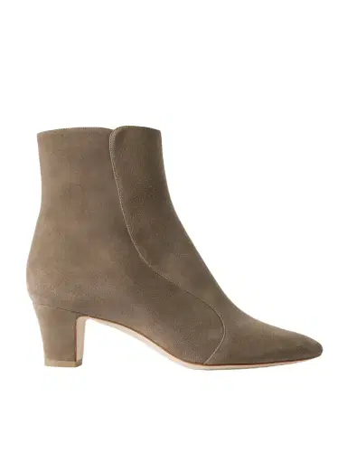 Manolo Blahnik Myconia 50 Suede Ankle Boots | Thumbnail 1 Manolo Blahnik Myconia 50 Suede Ankle Boots | Thumbnail 1