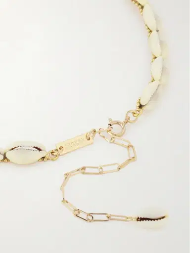 Isabel Marant Noki Gold-tone Shell Necklace | Thumbnail 3