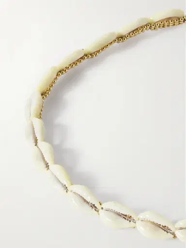 Isabel Marant Noki Gold-tone Shell Necklace | Thumbnail 4