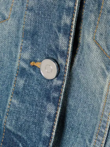 Alaïa Cropped Hooded Denim Jacket | Thumbnail 4 Alaïa Cropped Hooded Denim Jacket | Thumbnail 4