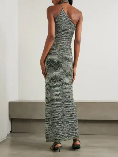 Missoni One-shoulder Sequin-embellished Metallic Crochet-knit Maxi Dress | Thumbnail 3 Missoni One-shoulder Sequin-embellished Metallic Crochet-knit Maxi Dress | Thumbnail 3