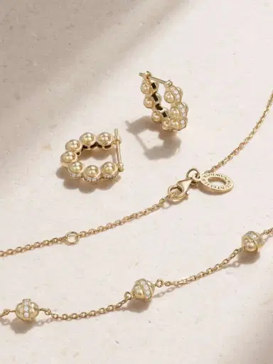L’Atelier Nawbar 18-karat Gold Multi-stone Jewelry Set | Thumbnail 3