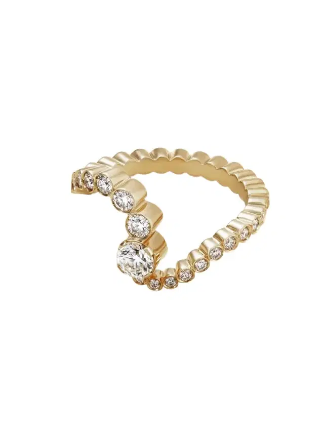 Sophie Bille Brahe Ocean Ensemble 18-karat Recycled Gold Diamond Ring